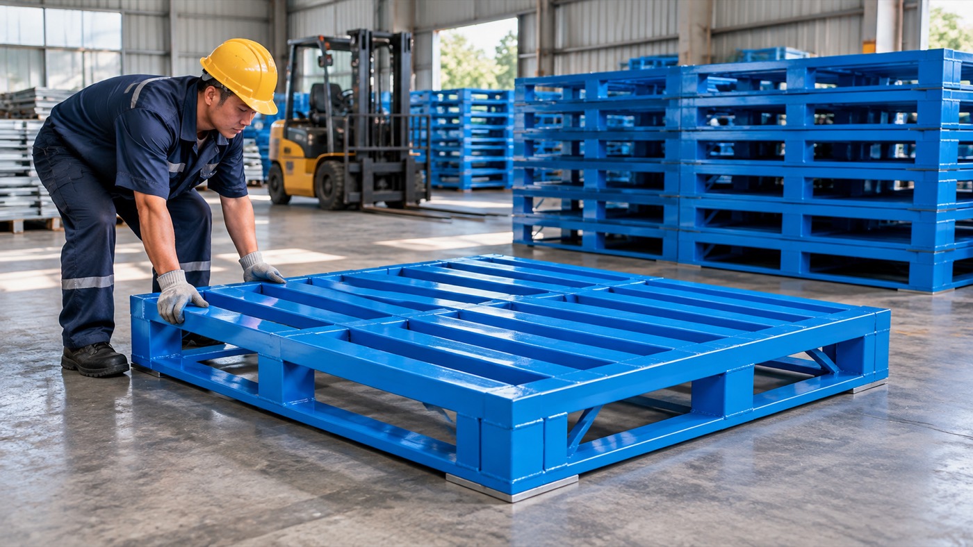 Pallet thép: các yếu tố quyết định chi phí và cách yêu cầu báo giá trong bối cảnh kho vận Việt Nam