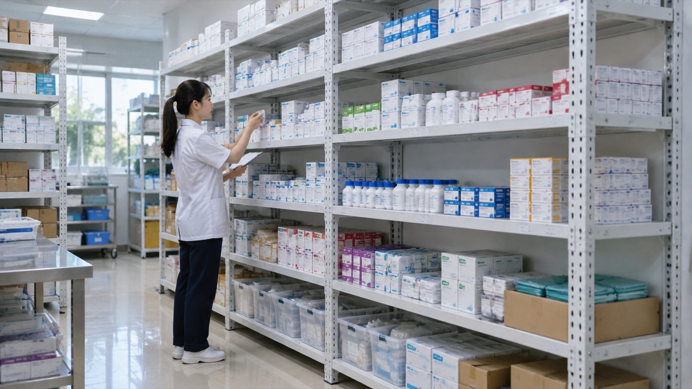 Kệ nhẹ cho mẫu, phụ liệu hoặc hồ sơ