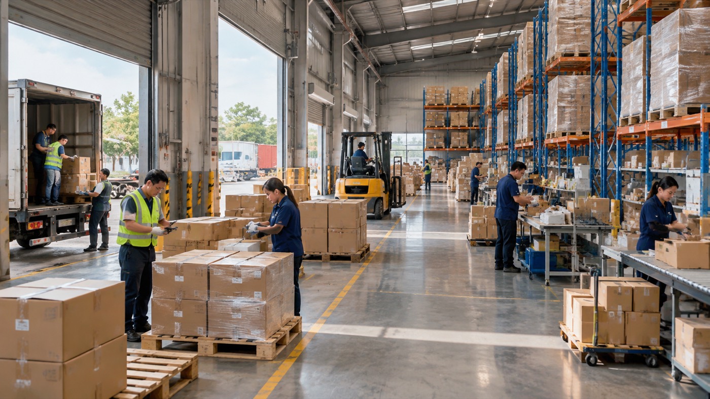 Tổ chức luồng hàng dễ kiểm soát