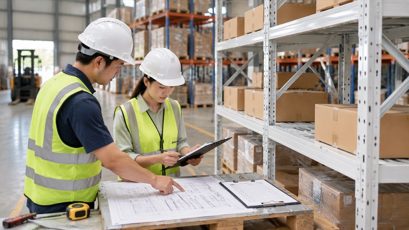 Checklist triển khai kiểm tra an toàn kệ sắt: checklist từ lắp đặt đến vận hành