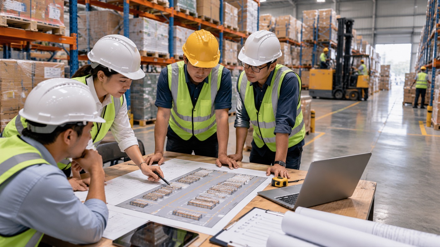 Checklist triển khai thiết kế kho hàng: 6 bước tối ưu diện tích và luồng vận hành