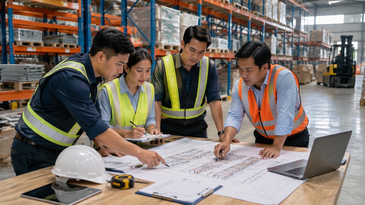 Checklist triển khai thiết kế hệ thống kệ sắt cho doanh nghiệp sản xuất