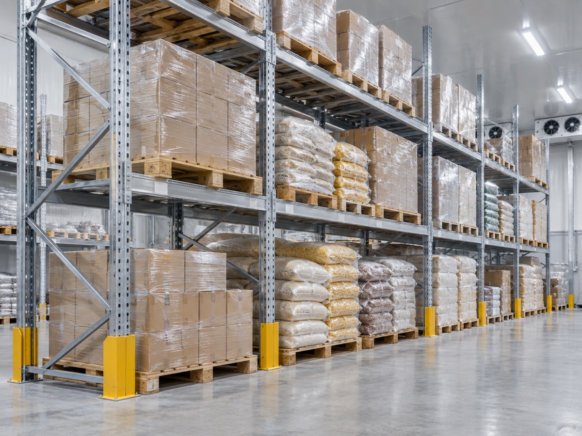 Kệ Sắt Công Nghiệp Kho Thực Phẩm
