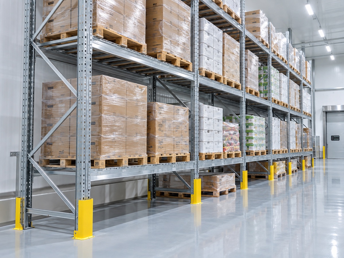 Kệ Sắt Để Pallet Kho Thực Phẩm