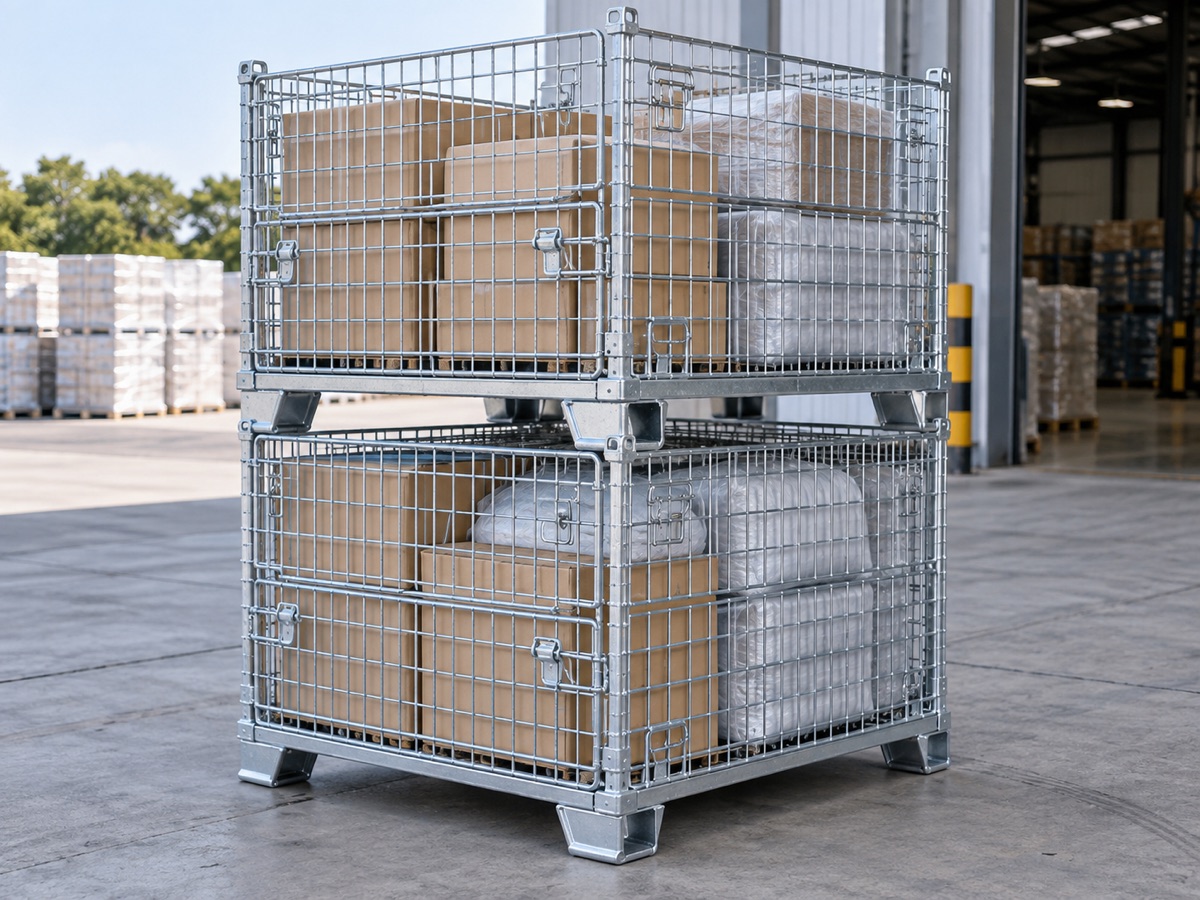 Pallet lưới sắt
